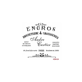 Home Decor Midi Stencil 22*22 cm hdm-24