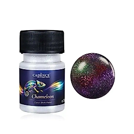 CHM01 Chameleon Renk Değiştiren Metalik Boya 30ML (Yeşil-Kırmızı-Mor)