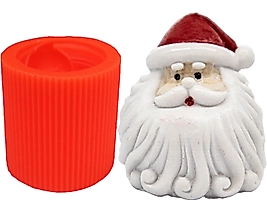 Yılbaşı Modelleri - Noel Baba Silikon Mum Kalıbı M-101