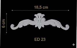 ED-23 Dekoratif Esnek Aplik (2'li)