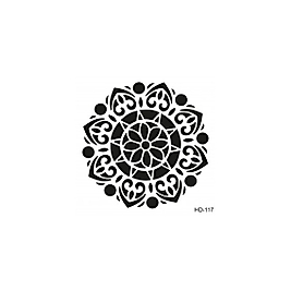 Home Decor (Duvar) Stencıl 45*45 cm HD-117
