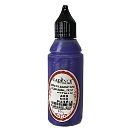 Boyutlu Boncuk Boya Mor 50 ml B-409