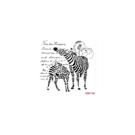 HOME DECOR MİDİ STENCİL 22*22 CM HDM-108