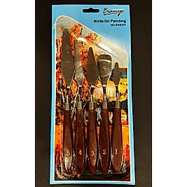 5'Lİ  METAL SPATULA SETİ