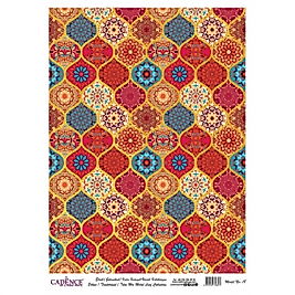 DESENLİ ALTIN VARAK PİRİNÇ DEKOPAJ 30*42 CM MODEL 018