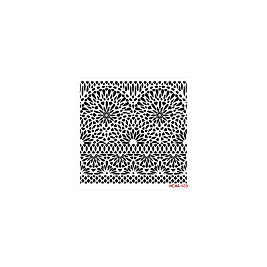 HOME DECOR MİDİ STENCİL 22*22 CM HDM-103