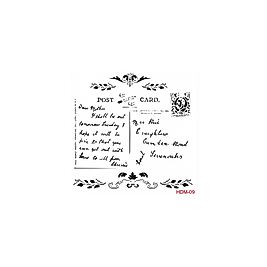 Home Decor Midi Stencil 22*22 cm hdm-09