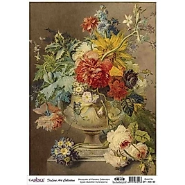 CADENCE DELUXE ART ÇİÇEK BUKETLERİ PİRİNÇ DEKOPAJ MODEL BF-005 (30X42)