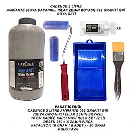 2 LİTRE AMBİANTE 022 GRAFİTİ GRİ SET