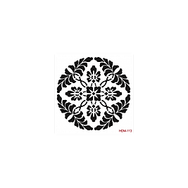 HOME DECOR MİDİ STENCİL 22*22 CM HDM-113