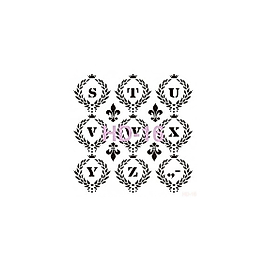 Home Decor (Duvar) Stencıl 45*45 cm HD-16