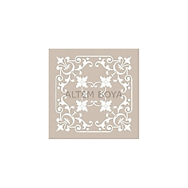 Kare Stencıl KA47 22*22 cm