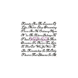 Home Decor (Duvar) Stencıl 45*45 cm HD-52