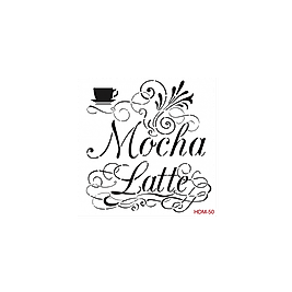 Home Decor Midi Stencil 22*22 cm hdm--50