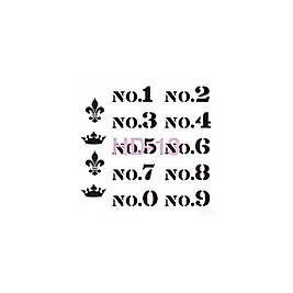 Home Decor (Duvar) Stencıl 45*45 cm HD-13