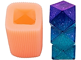 Mini Geometrik Silikon Mum Kalıbı M-280