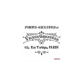 Home Decor Midi Stencil 22*22 cm hdm-23