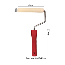 15 CM KADİFE RULO (MOHER) SET (TEKLİ)