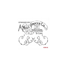 Home Decor Midi Stencil 22*22 cm hdm-33