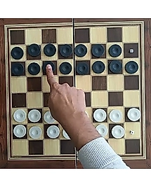 Tavla Dama Pulu Reçine Epoksi ve Beton Kalıbı -Kod:918