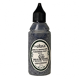 Boyutlu Boncuk Boya Simli Siyah 50 ml B-472