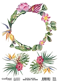 Cadence Dairesel Yapraklar Kolay Transfer LRET-04