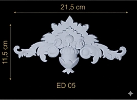 ED-05 Dekoratif Esnek Aplik (2'li)