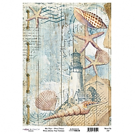 Model 787 Deniz Koleksiyonu Cadence Pirinç Dekopaj Kağıdı 30x42cm