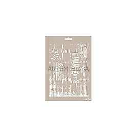 Mix Media Stencıl A4 MA-04