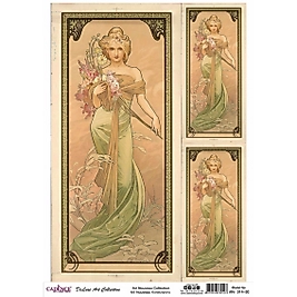 ART NOUVEAU KOLEKSİYONU AN-14 30X42CM