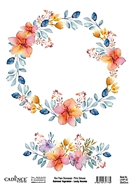 Cadence Dairesel Yapraklar Pirinç Koleksiyonu LRRP-07