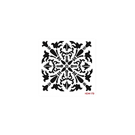 HOME DECOR MİDİ STENCİL 22*22 CM HDM-179