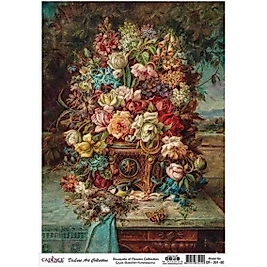 CADENCE DELUXE ART ÇİÇEK BUKETLERİ PİRİNÇ DEKOPAJ MODEL BF-001 (30X42)