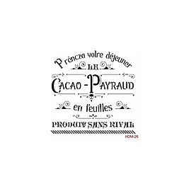 Home Decor Midi Stencil 22*22 cm hdm-26