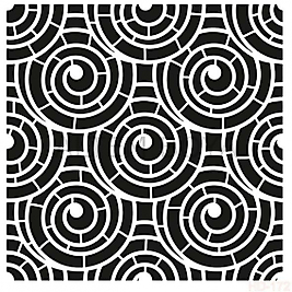 Home Decor (Duvar) Stencıl 45*45 cm HD-172