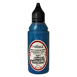 Boyutlu Boncuk Boya Turkuaz 50 ml B-421