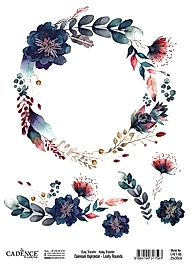 Cadence Dairesel Yapraklar Kolay Transfer LRET-06