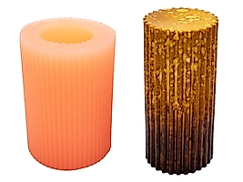 Mini Tırtıklı Silikon Mum Kalıbı M-287