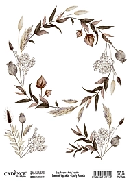 Cadence Dairesel Yapraklar Kolay Transfer LRET-08