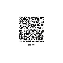 GRUNGE CTENCIL 45*45 CM GCS 003