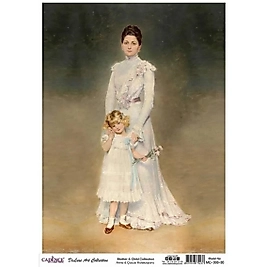 CADENCE DELUXE ART ANNE & ÇOCUK PİRİNÇ DEKOPAJ MODEL MC-003 (30X42)