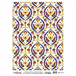 DESENLİ ALTIN VARAK PİRİNÇ DEKOPAJ 30*42 CM MODEL 037