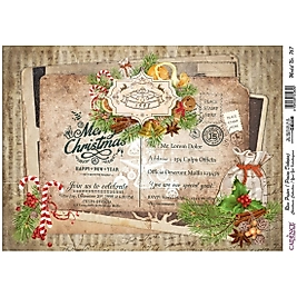 Model 767 Yılbaşı Cadence Pirinç Dekopaj Kağıdı 30x42cm