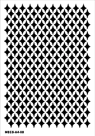 Modern Etnik Stencil MECS-A4-08 (25x36)