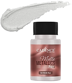 CADENCE MAT METALİK BOYA 50ML İNCİ -MMB01