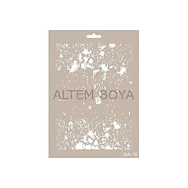 Mix Media Stencıl A4 MA-15