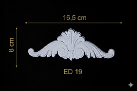 ED-19 Dekoratif Esnek Aplik (2'li)