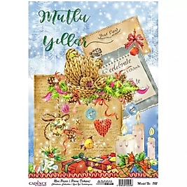 Model 752 Yılbaşı Cadence Pirinç Dekopaj Kağıdı 30x42cm