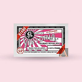 Toz Kumaş Boyası Koyu Pembe V-04