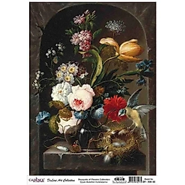 CADENCE DELUXE ART ÇİÇEK BUKETLERİ PİRİNÇ DEKOPAJ MODEL BF-006 (30X42)